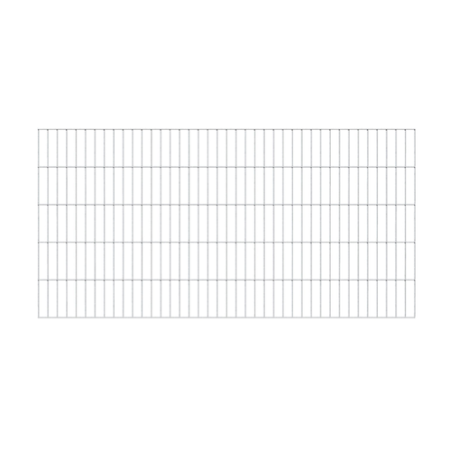 Bild von Metallzaun Grund-Set Doppelstabmatte – Robust und langlebig
