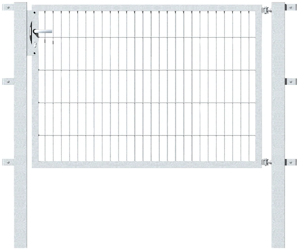 Bild von Alberts 647353 Einzeltor Flexo mit Zubehör | verschiedene Breiten und Höhen | feuerverzinkt | Breite 150 cm | Höhe 100 cm