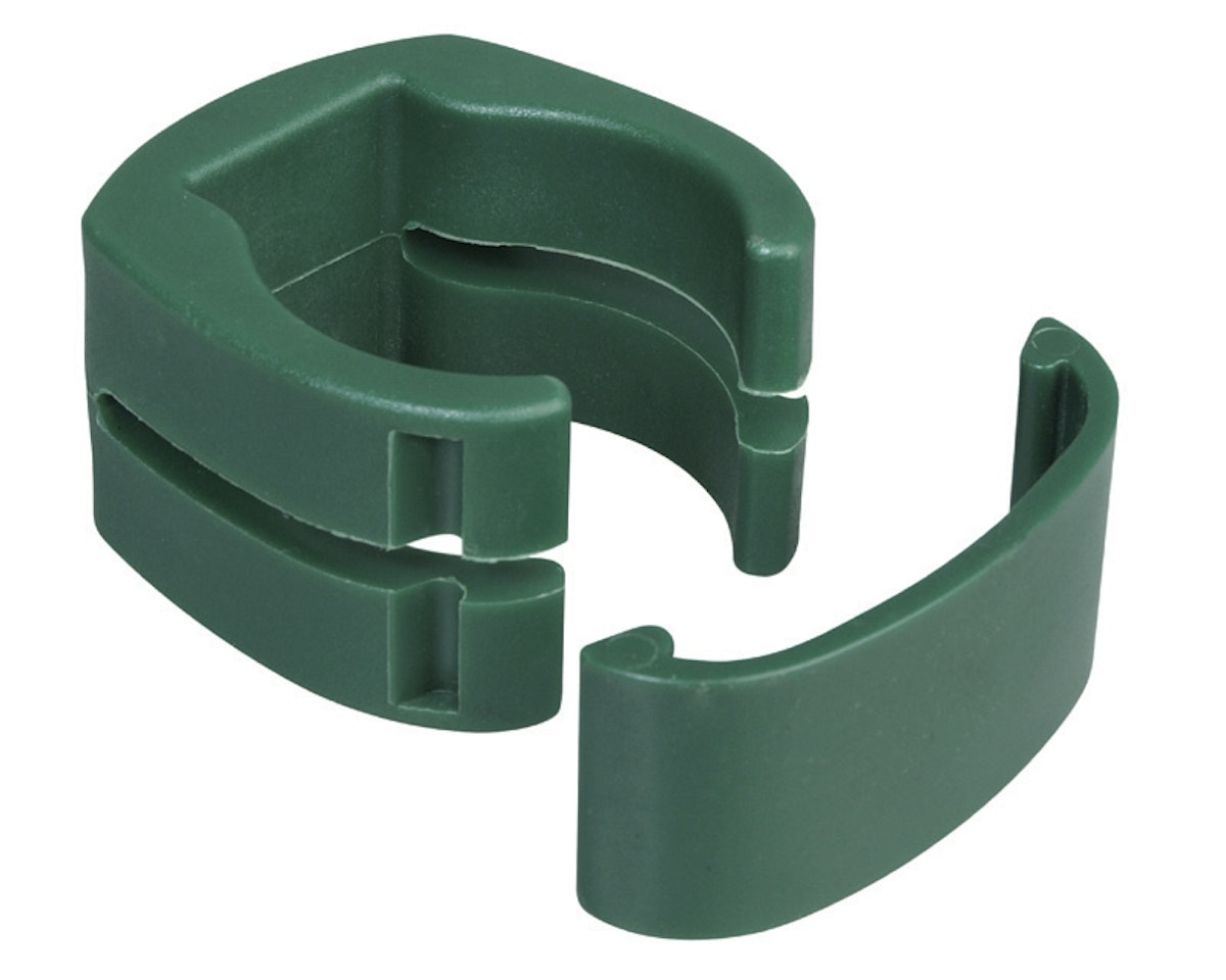 Bild von Alberts® Zaunsystem Fix-Clip Pro Befestigungsschelle-34 mm-Schwarz