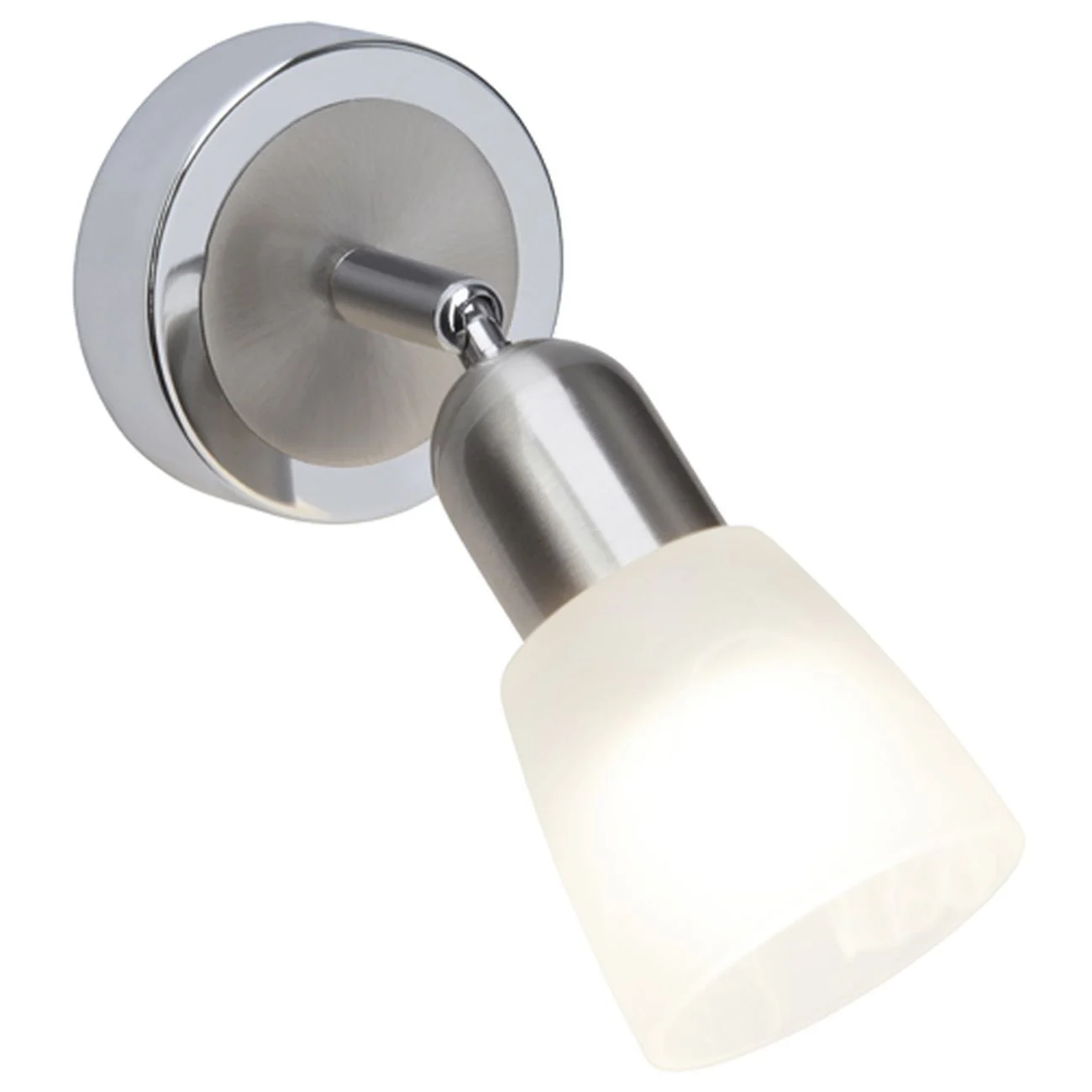 Bild von LED Wandleuchte Bethany in Silber und Chrom 4W 400lm E14