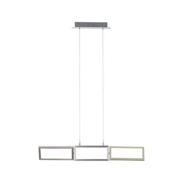 Bild von BRILLIANT Lampe Tunar LED Pendelleuchte 3flg alu 3x 10W LED integriert, (700lm, 3000K) In der Höhe einstellbar / Kabel kürzbar
