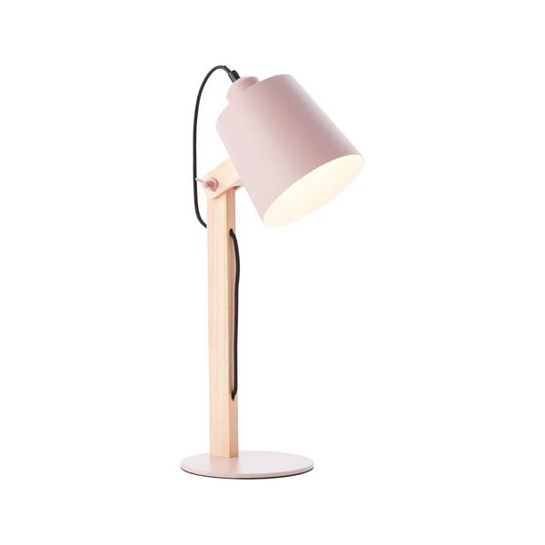 Bild von BRILLIANT Lampe Swivel Tischleuchte rosa matt 1x A60, E27, 30W, geeignet für Normallampen (nicht enthalten) Mit Schnurzwischenschalter
