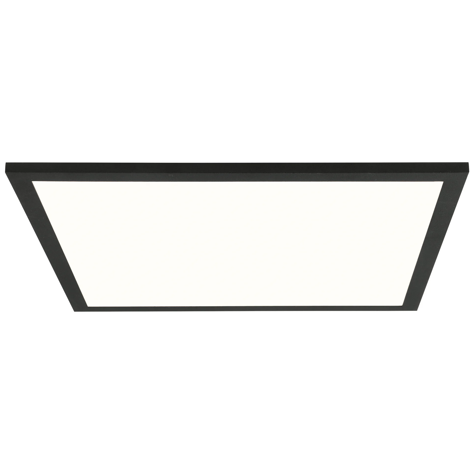 Bild von BRILLIANT Lampe, Buffi LED Deckenaufbau-Paneel 40x40cm sand schwarz, Metall/Kunststoff, 1x 24W LED integriert, (3120lm, 4000K), A+