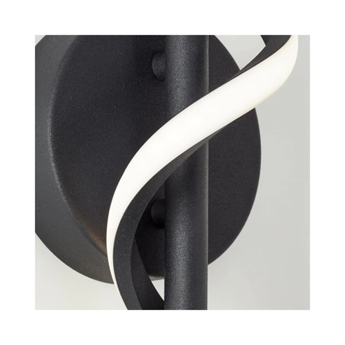 Bild von LED Wandleuchte Eunice in Schwarz-matt 7,5W 830lm