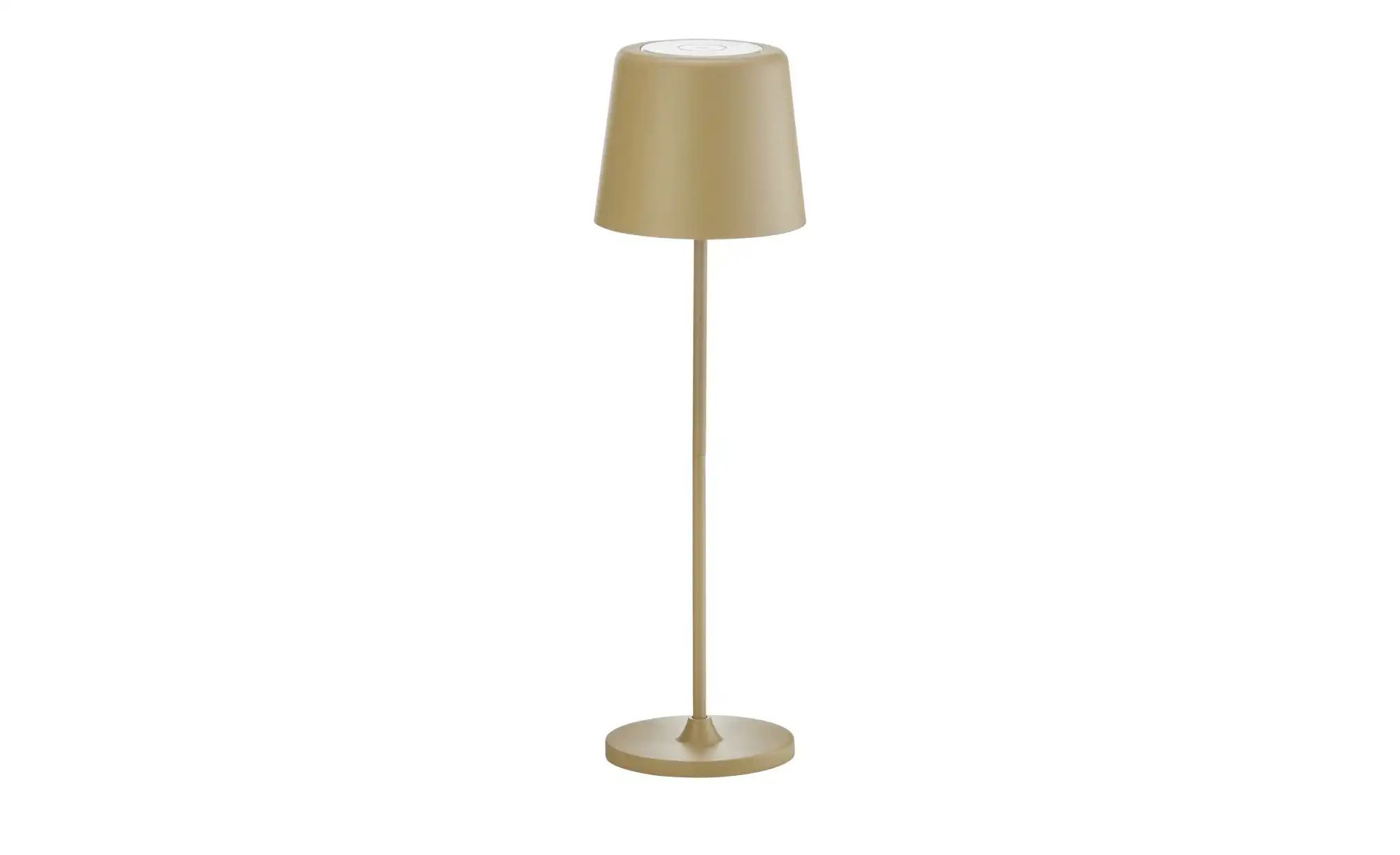 Bild von Brilliant Außen-Tischleuchte Kaami, Dimmfunktion, Warmweiß, Kaami LED Außentischleuchte 37cm cappuccino matt Metall/Bambus gold 2
