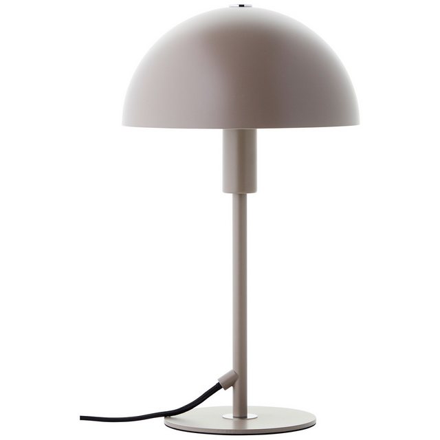 Bild von Brilliant Tischleuchte Lillian, ohne Leuchtmittel, Pilz-Tischleuchte, 36 cm Höhe, E14, Metall, taupe/silberfarben