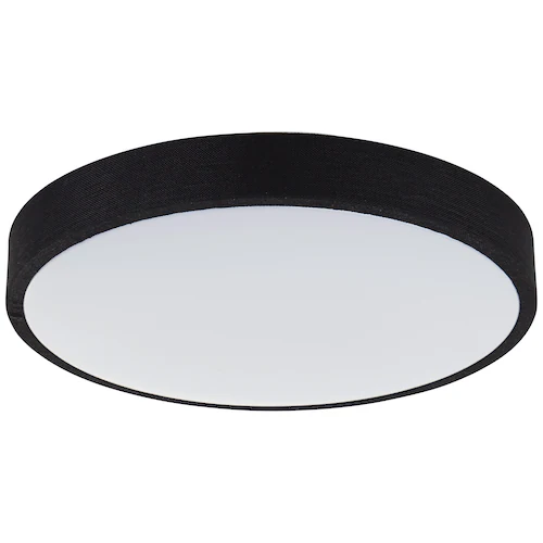 Bild von Brilliant LED Deckenleuchte Filiz, Dimmfunktion, LED fest integriert, Warmweiß, Textil, Ø 39 cm, 24 W, 2400 lm, 3000 K, 3-Stufen dimmbar