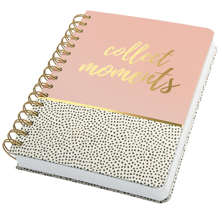 Bild von sigel Notizbuch Jolie Sweet Dots, 240 Seiten mit goldener Spirale, Hardcover, 120 g /qm, matt, - 2 Stück (JN601)