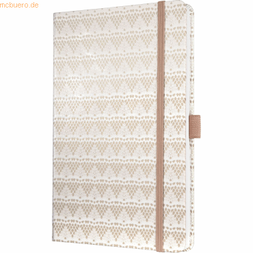 Bild von 2 x Sigel Notizbuch Jolie Beauty ca. A5 liniert Hardcover Boho Moccasi