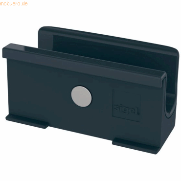Bild von Sigel Halter SIGEL Stiftehalter GL800 75x37x35mm Kunststoff anthrazit