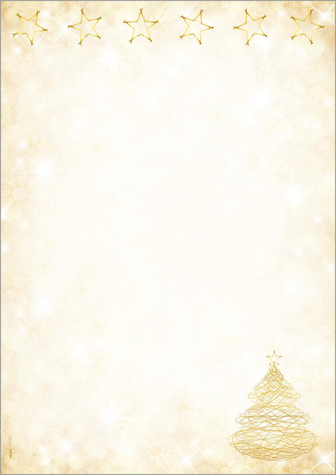 Bild von sigel Weihnachts-Motiv-Papier Graceful Christmas, A4 90 g/qm Feinpapier, für Inkjet/Laser/Kopierer - 1 Stück (DP083)