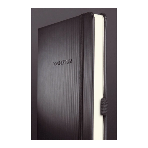 Bild von Notizbuch Conceptum - A4+, kariert, 194 Seiten, schwarz, Hardcover