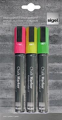 Bild von Sigel GL182 - Grün - Pink - Gelb - Schwarz - Grün - Pink - Gelb - Schwarz - Meißel (GL182)