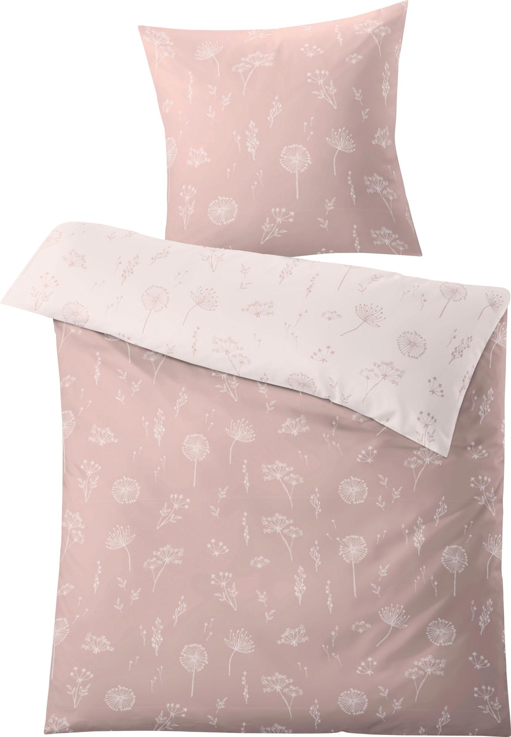 Bild von Kleine Wolke Wendebettwäsche "Leone in Mako Satin Qualität, 100% Baumwolle, Bett- und Kopfkissenbezug mit Reißverschluss, Satin mit seidigem Glanz, Sommerbettwäsche, ganzjährig einsetzbar", (2 tlg.)