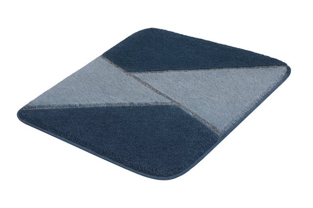 Bild von Kleine Wolke Badematte »Hailey«, rutschhemmend beschichtet, fußbodenheizungsgeeignet, Badteppich, modernes Design, Hoch-Tief Effekt, waschbar