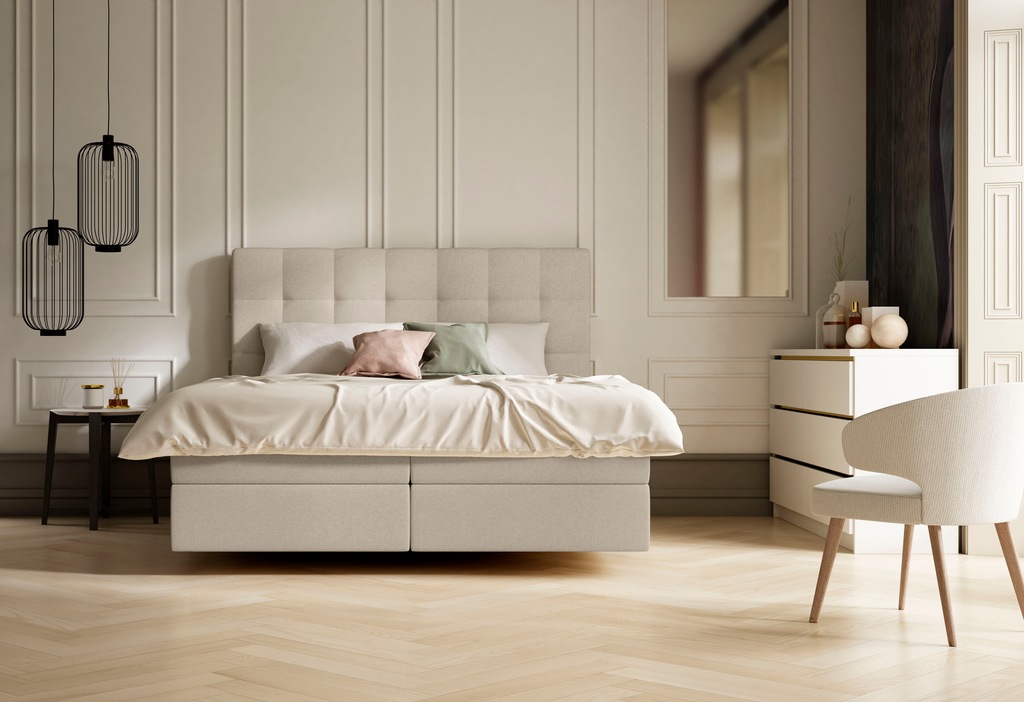 Bild von Schlaraffia Boxspringbett »Aida«, mit GELTEX® Next Topper und 7-Zonen-Tonnentaschen-Federkernmatratze