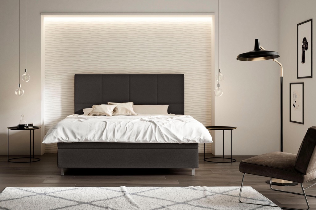 Bild von Schlaraffia Boxspringbett »Saga«, GELTEX® Next Topper, Metallfuß in Chrom