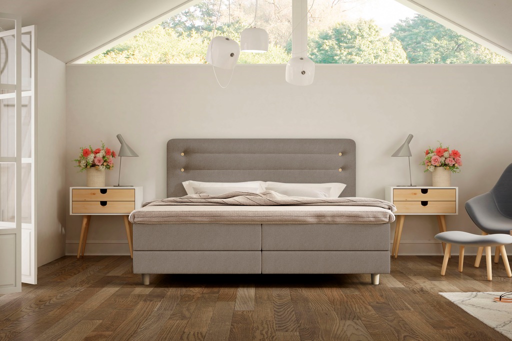 Bild von Schlaraffia Boxspringbett »Fidelio«, inkl. BULTEX® Topper, Holzfuß in Eiche