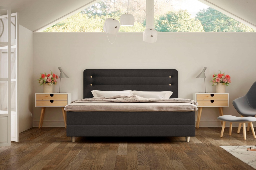 Bild von Schlaraffia Boxspringbett »Fidelio«, inkl GELTEX® Next Topper, Holzfuß in Eiche
