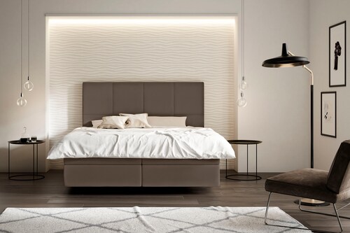 Bild von Schlaraffia Boxspringbett »Saga«, mit GELTEX® inklusive Topper, in Schwebeoptik, Kopfteilhöhe 133 cm