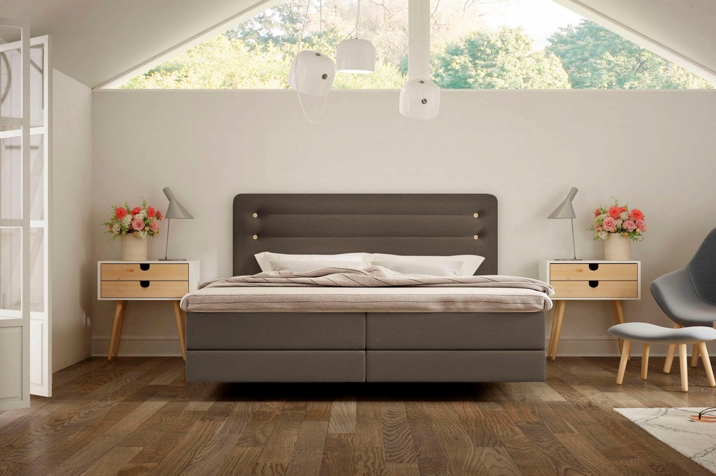 Bild von Schlaraffia Boxspringbett »Fidelio«, inkl. GELTEX® Next Topper, Fuß in Schwebeoptik