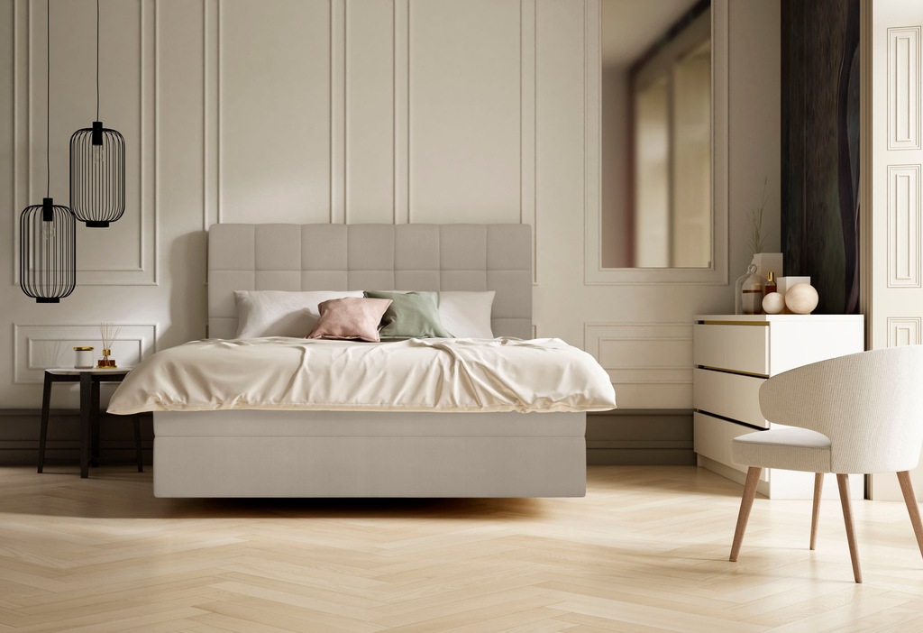Bild von Schlaraffia Boxspringbett »Aida«, inkl. BULTEX® Topper, Fuß in Schwebeoptik