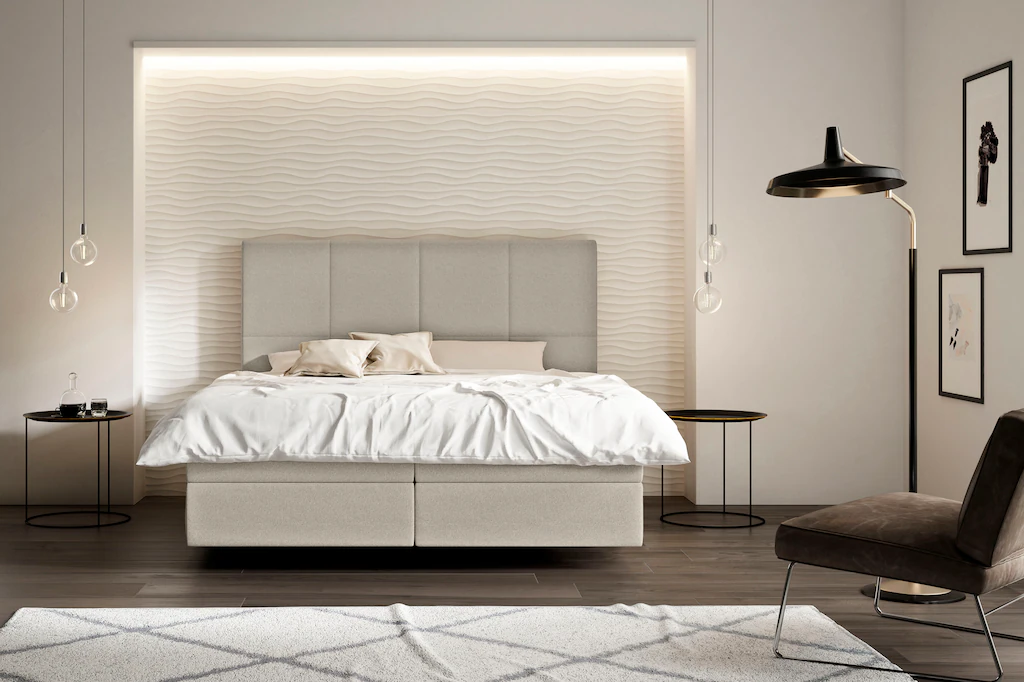 Bild von Schlaraffia Boxspringbett »Saga«, mit BULTEX® inklusive Topper in Schwebeoptik, Kopfteilhöhe 133 cm