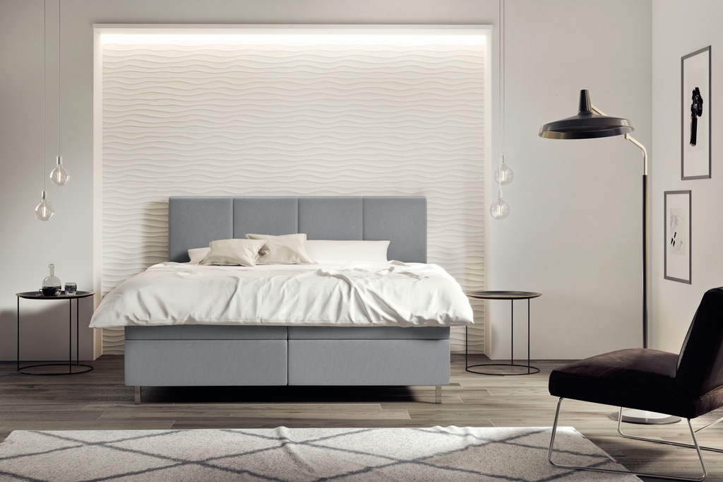 Bild von Schlaraffia Boxspringbett »Saga«, GELTEX® Next Topper, Metallfuß in Chrom