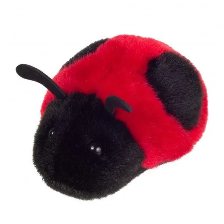 Bild von Teddy Hermann 92662 Marienkäfer 11 cm, Kuscheltier, Plüschtier mit recycelter Füllung