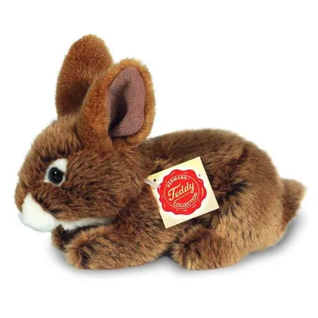 Bild von Teddy Hermann 93709 Hase sitzend braun 19 cm, Kuscheltier, Plüschtier mit recycelter Füllung