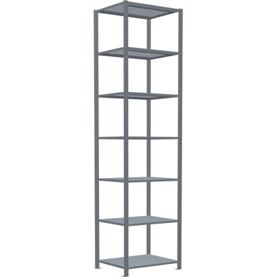 Bild von SCHULTE Lagertechnik Steckregal Grundregal, Fachbodenregal MULTIplus150, 2500 x 750 x 600 mm (HxBxT)