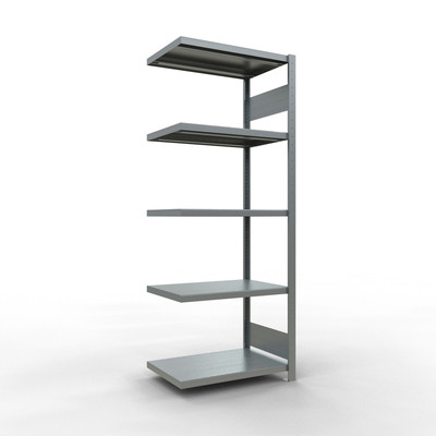 Bild von AR Steckregal MULTIplus250 verzinkt 2000 x 750 x 500mm 5 Fachböden
