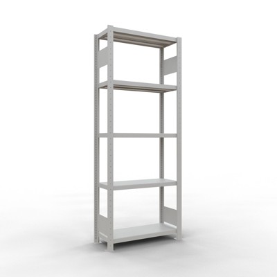 Bild von GR Steckregal MULTIplus250 RAL 7035 2000 x 750 x 300mm 5 Fachböden