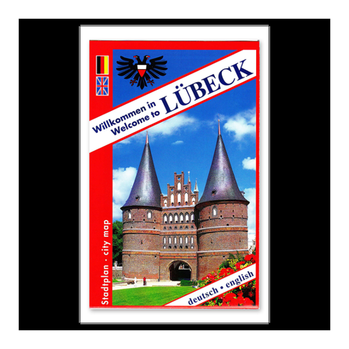 Bild von Lübeck Stadtplan – Faltbarer Stadtplan für die Innenstadt