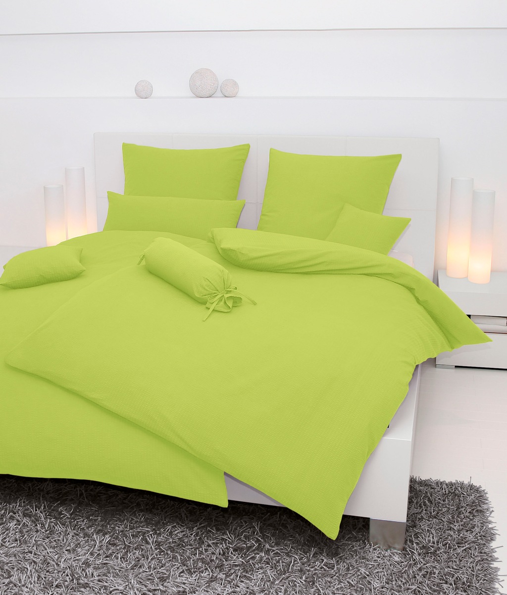 Bild von Janine Bettwäsche "PIANO 0125", in Soft Seersucker Qualität aus 100% Baumwolle, mit Reißverschluss, pflegeleicht, feinfädig, bügelfrei, temperaturausgleichend, MADE IN GREEN zertifiziert