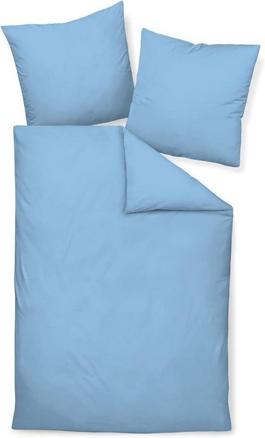 Bild von Janine Bettwäsche "Colors 31001", (2 tlg.), in Mako Satin Qualität aus 100% Baumwolle, Bett- und Kopfkissenbezug mit Reißverschluss, pflegeleicht, feinfädig, MADE IN GREEN zertifiziert