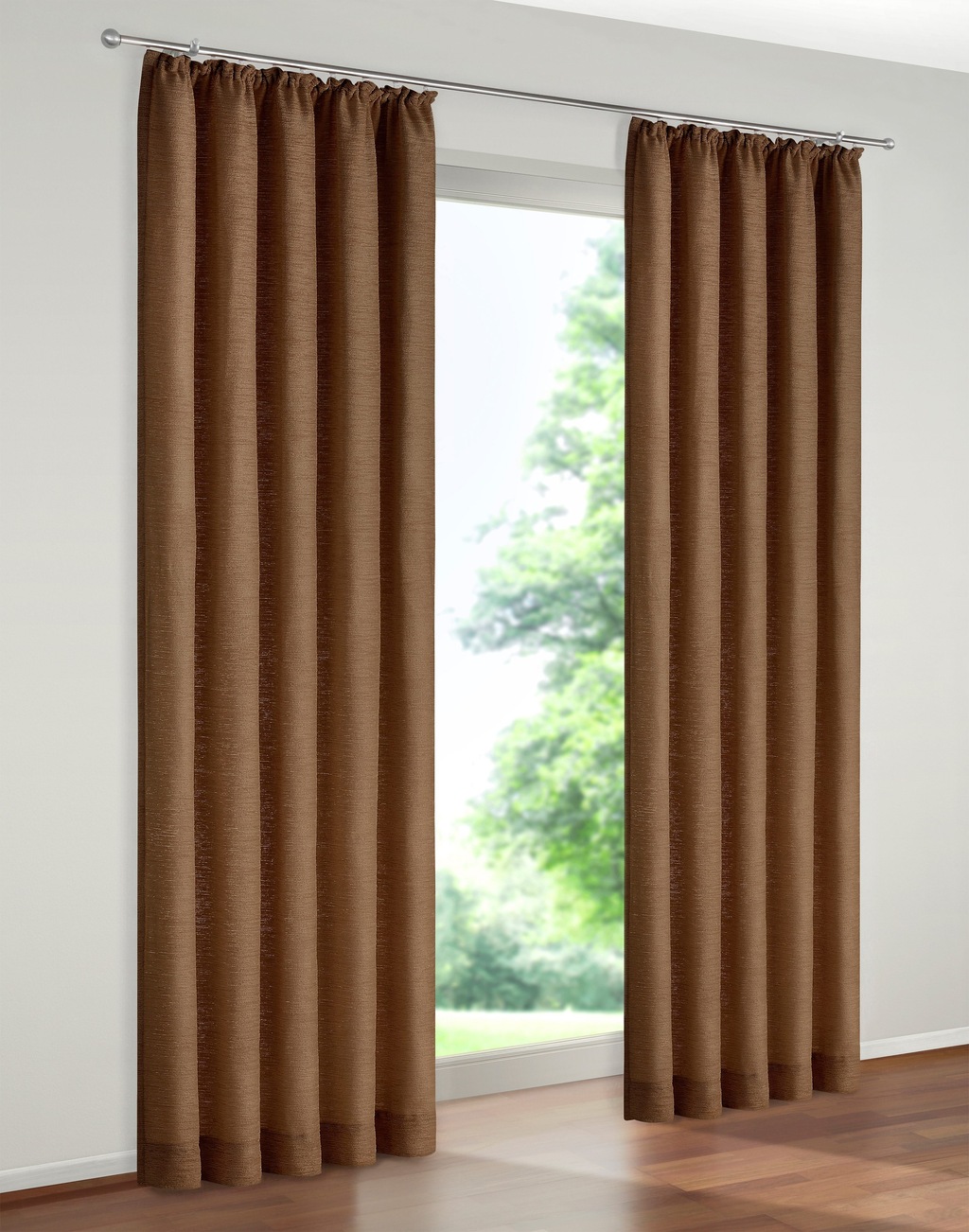 Bild von Wirth Vorhang B-Holmsund, Kräuselband (1 St), blickdicht, Chenille