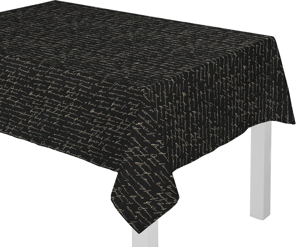 Bild von Adam Tischdecke "Scribble", (1 St.), nachhaltig aus Bio-Baumwolle,Made in Germany