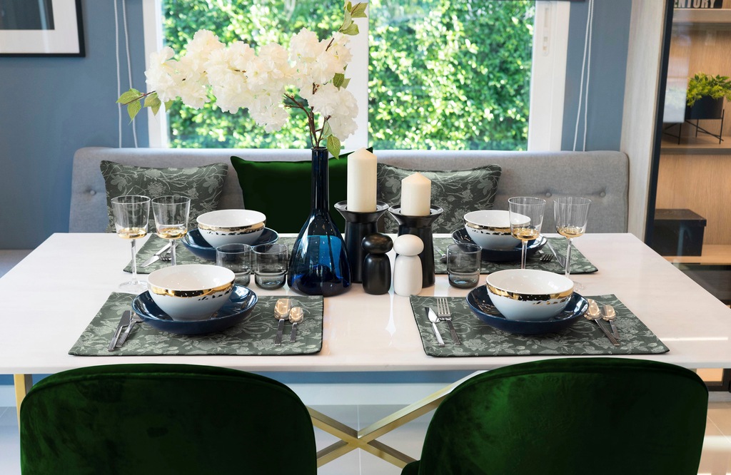 Bild von Adam Platzset "Flower Cuvée", (2 St.), GOTS organic,zertifiziert durch CERES 0242,Made in Germany