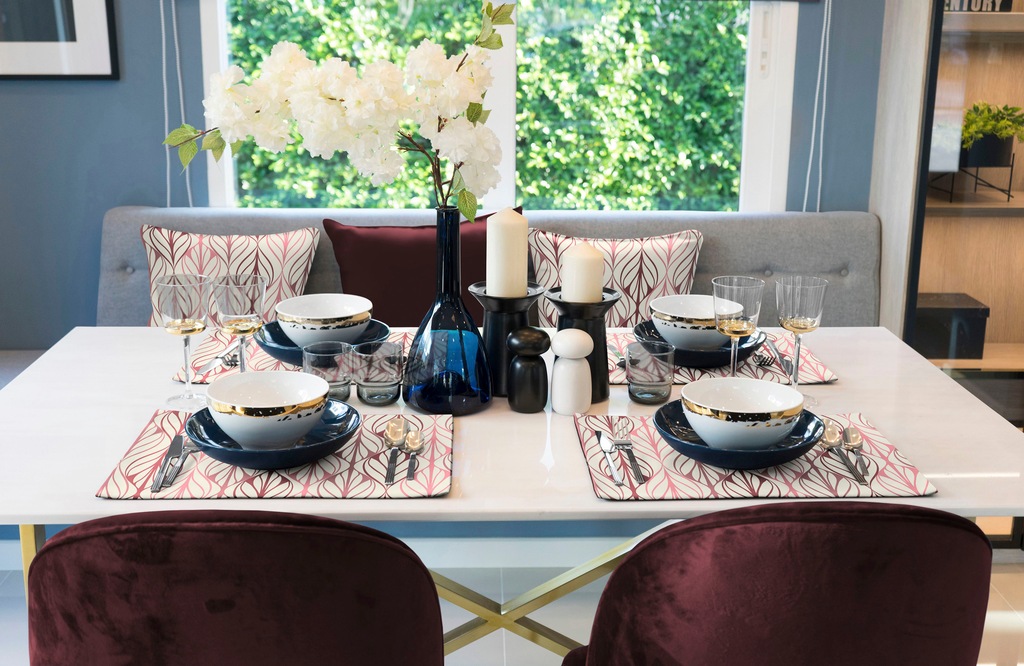 Bild von Adam Platzset "Wave", (2 St.), GOTS organic,zertifiziert durch CERES 0242,Made in Germany