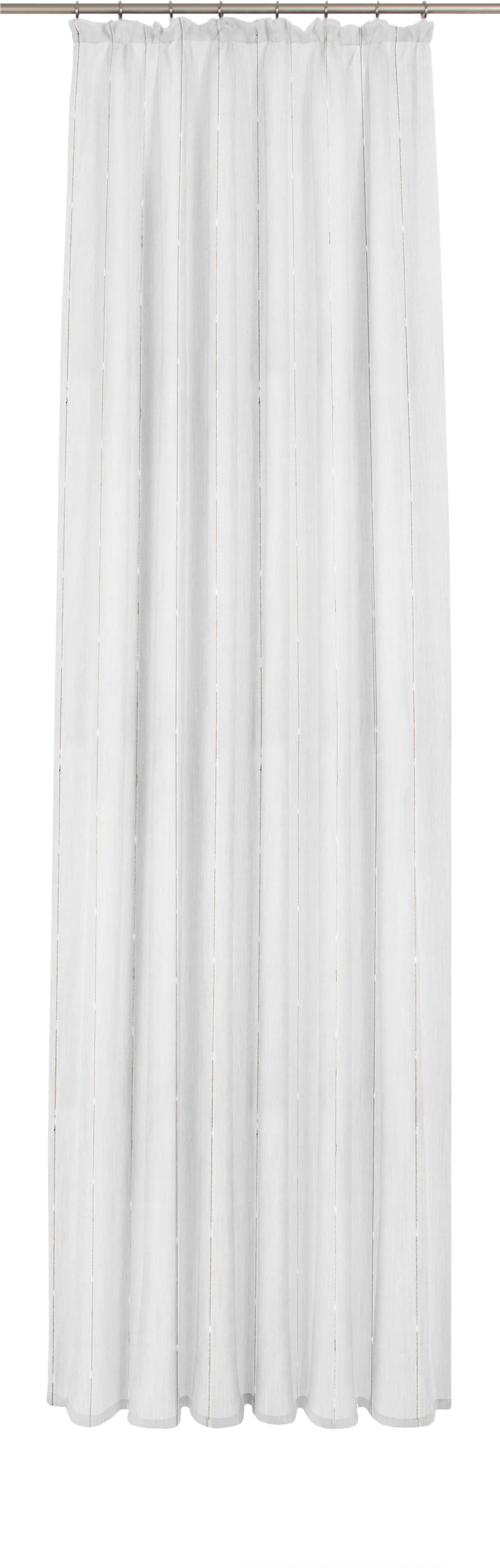 Bild von Gardine WIRTH, weiß, B:900cm H:160cm, Polyester, Gardinen, Fertig-Store mit FB 1:3 nach Maß