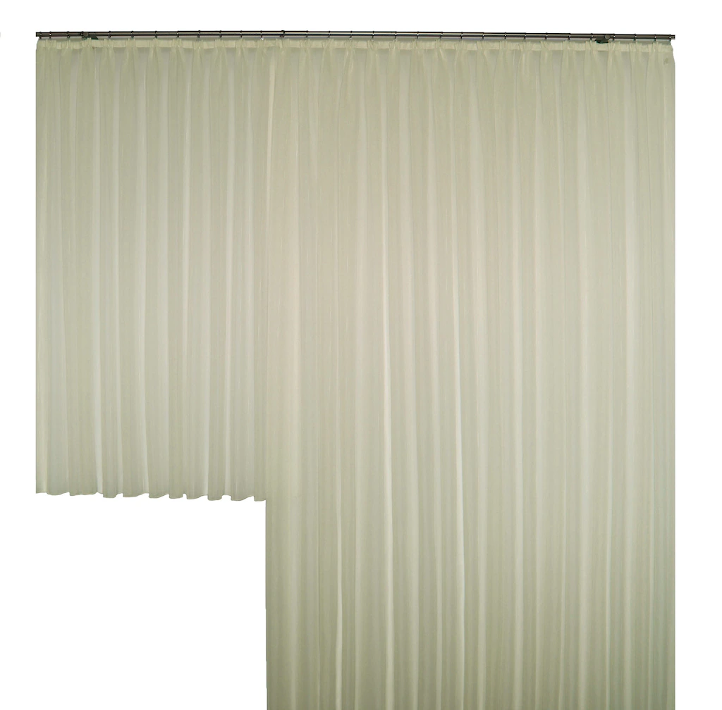 Bild von Gardine WIRTH "Manuela", beige (champagner), B:850cm H:160cm, Polyester, Gardinen, Fertig-Store mit FB 1:3 nach Maß