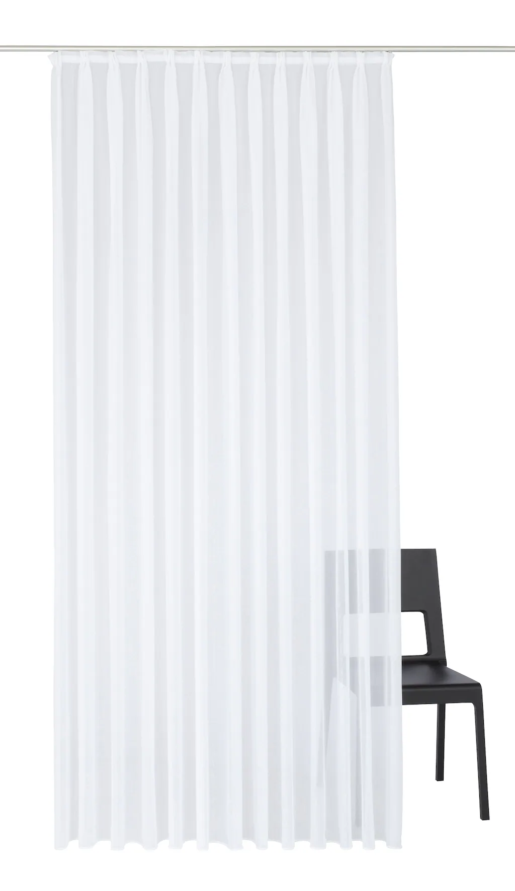 Bild von Wirth Gardine Charlotte, Faltenband (1 St), halbtransparent, Fertig-Store mit FB 1:3 nach Maß
