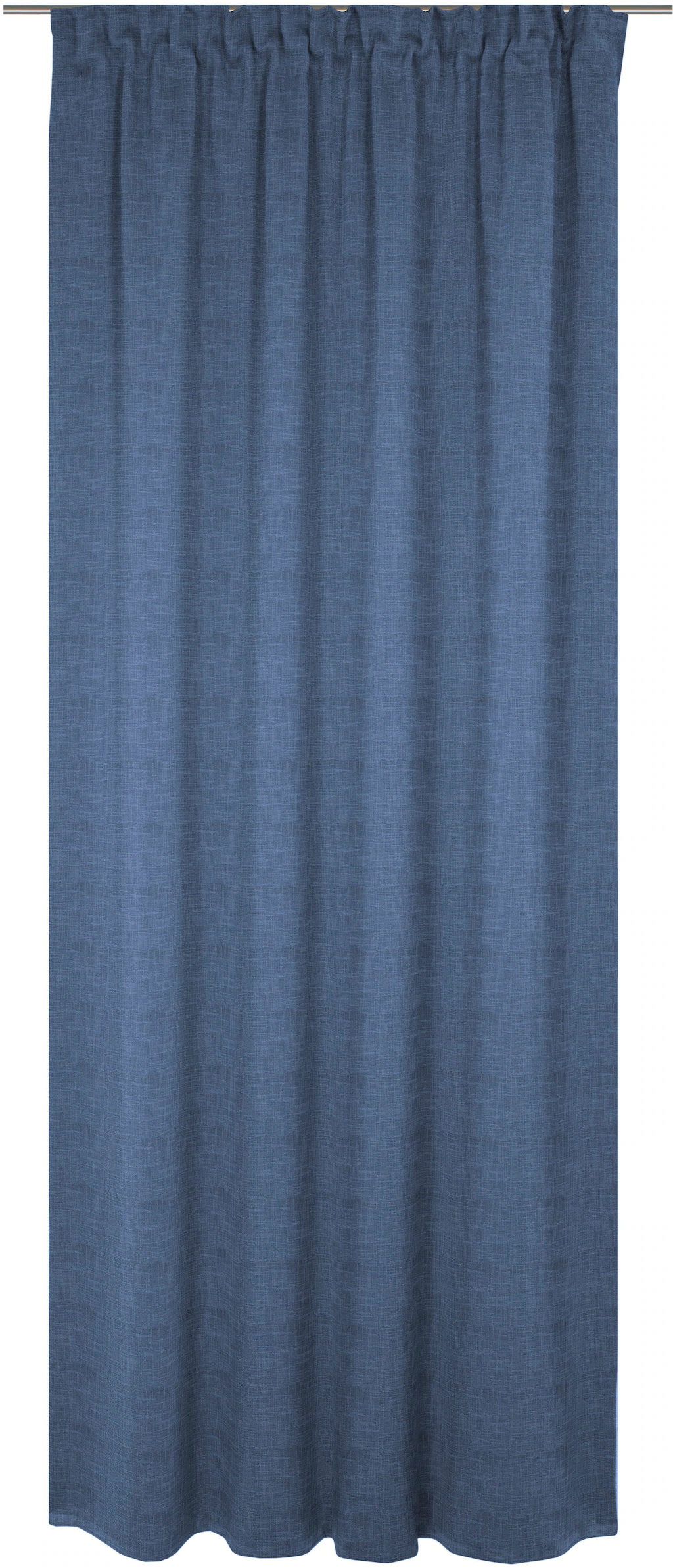 Bild von Vorhang WIRTH "Wiessee", blau, B:150cm H:275cm, Baumwolle, Leinen, Modal, Gardinen, nach Maß