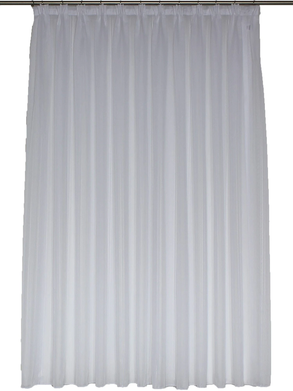 Bild von Gardine WIRTH "Gerty", weiß, B:600cm H:175cm, Polyester, Gardinen, Fertig-Store mit FB 1:3 nach Maß