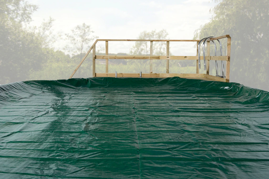 Bild von Weka Holzbau, Pool Zubehör, gewebeverstärkte Abdeckplane für 594 A
