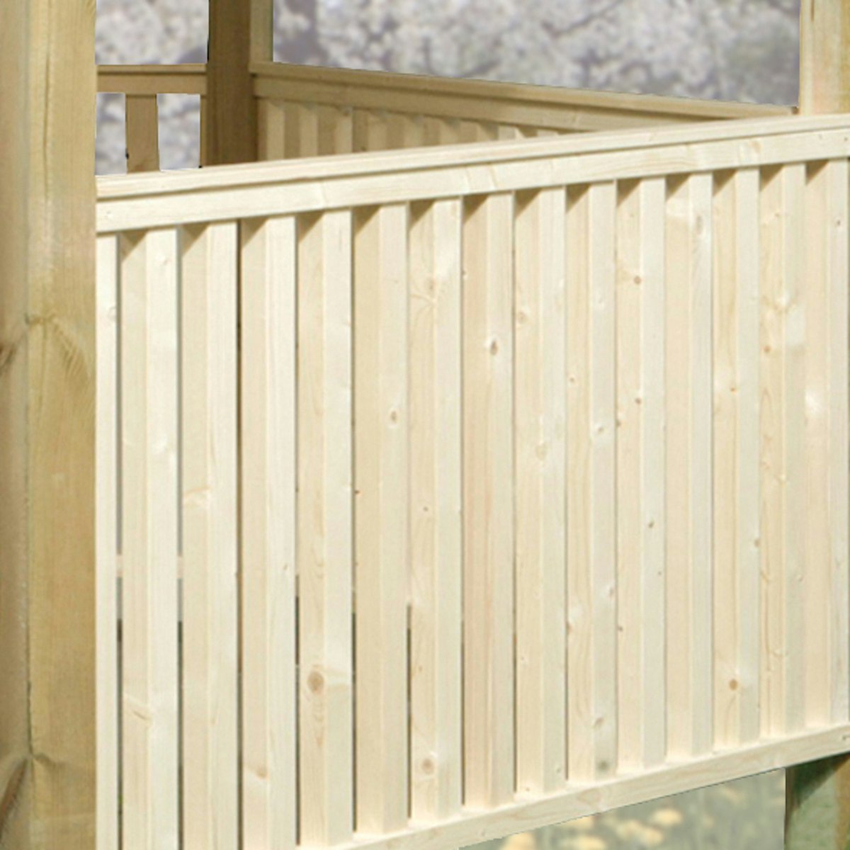 Bild von Brüstungsgeländer-Set für Gartenoaase 651 A Gr.1-2