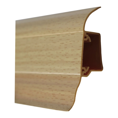 Bild von Sockelleiste System 5 Buche Gelb (W136) – 50 mm x 19 mm, Länge 2500 mm