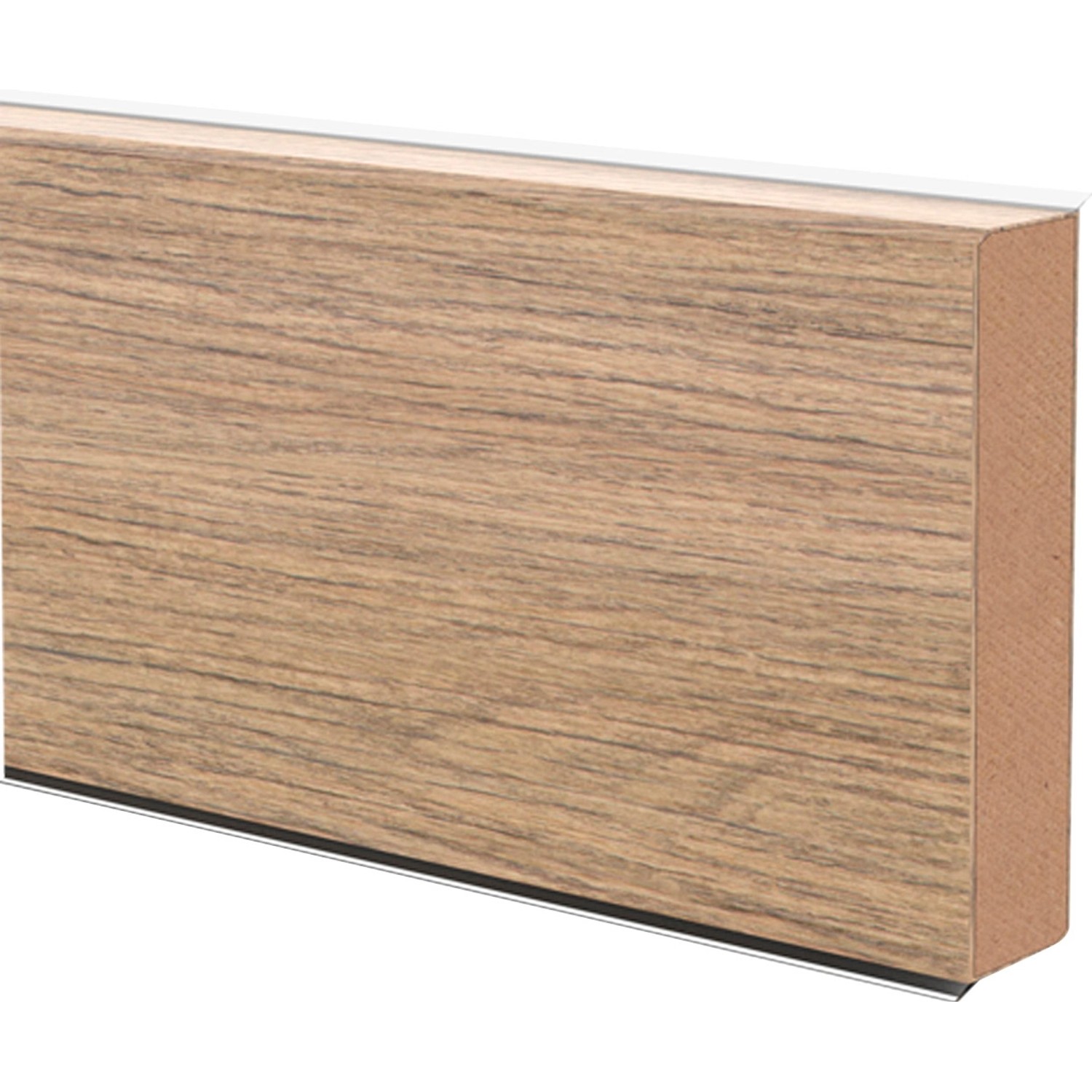 Bild von Sockelleiste Cubu 60 Touch & Style Refined Oak 13 mm x 60 mm Länge 2500 mm