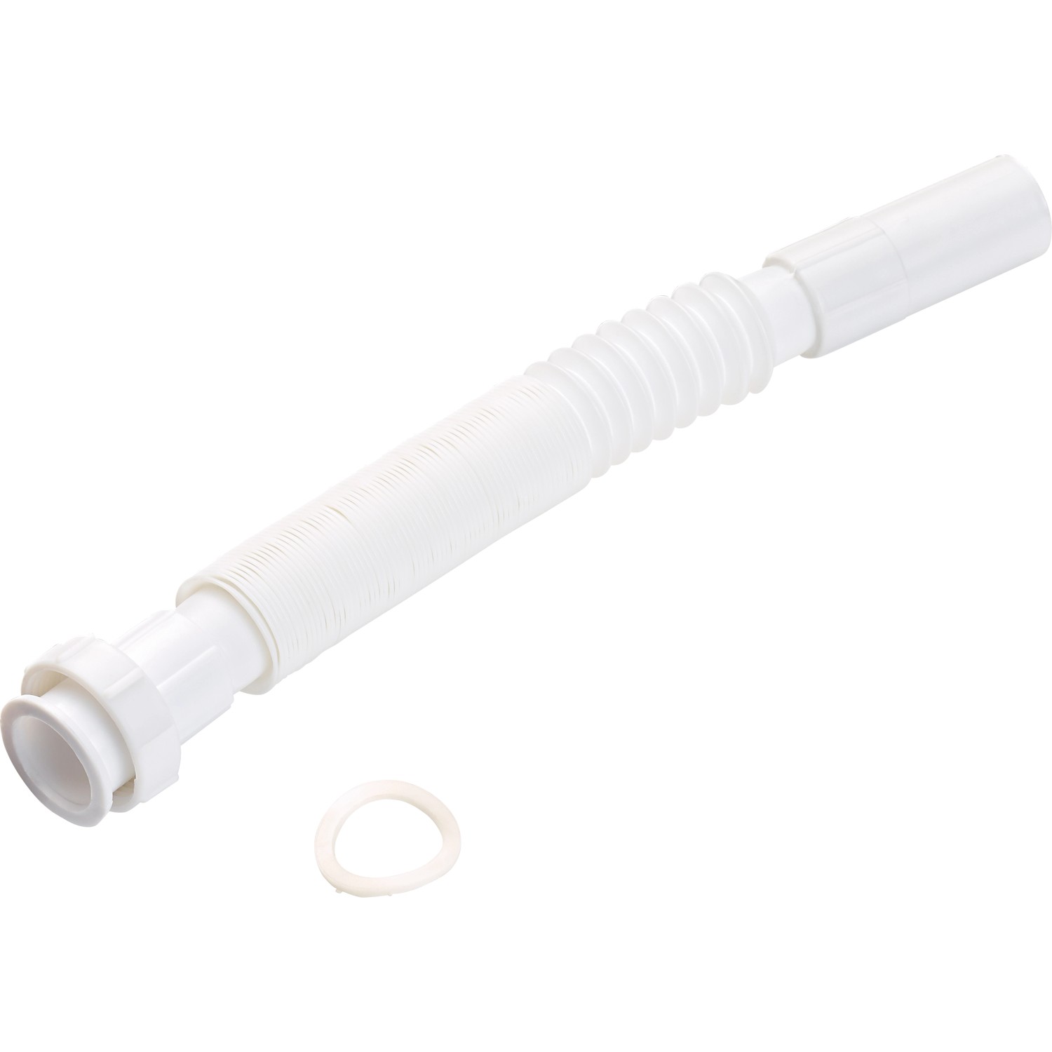 Bild von SANITOP WINGENROTH Siphon, (1-tlg., Röhrengeruchsverschluss), Weiß, Typ 1 1/4 '' x 32 mm, für Spüle, ausziehbar bis 850 mm, 221948